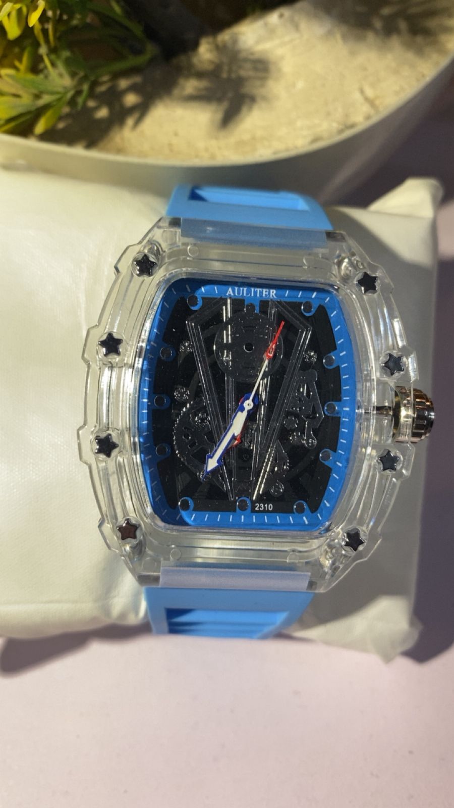 RM RIcherd Mille transparent watch