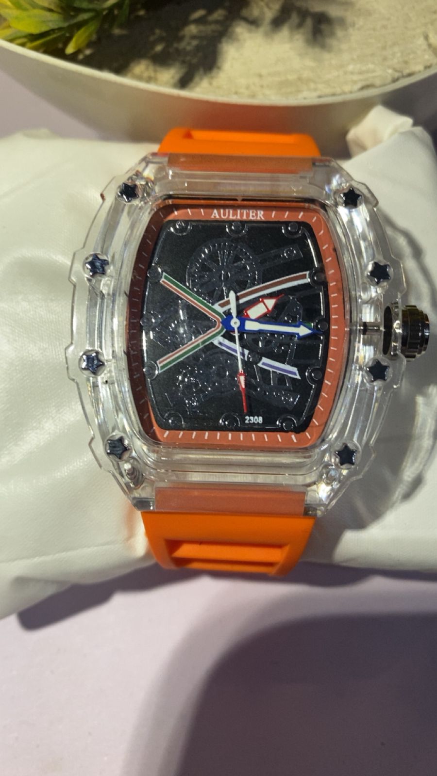 RM RIcherd Mille transparent watch