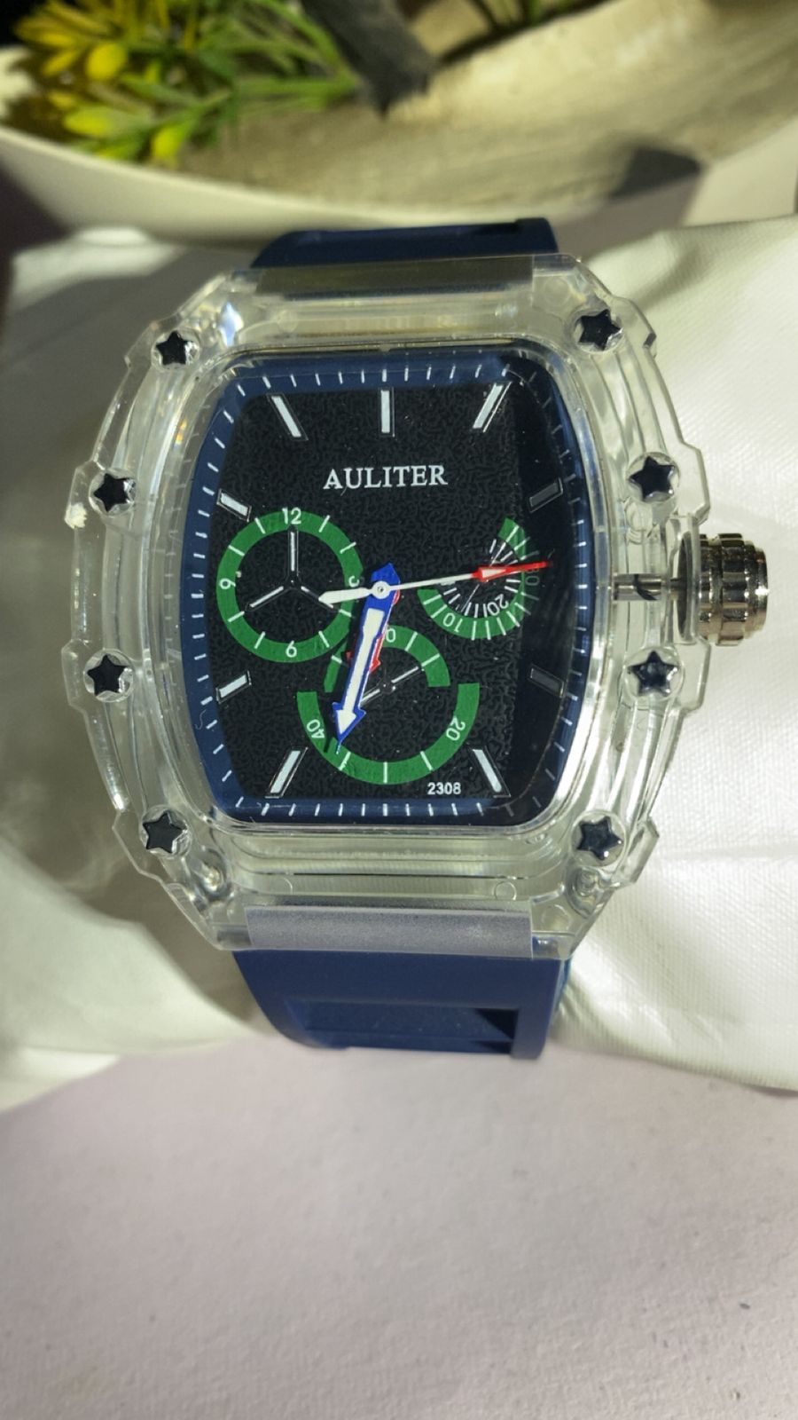 RM RIcherd Mille transparent watch