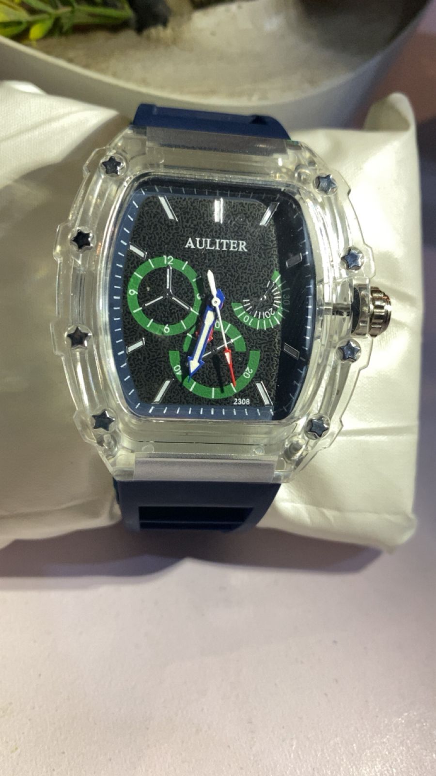 RM RIcherd Mille transparent watch